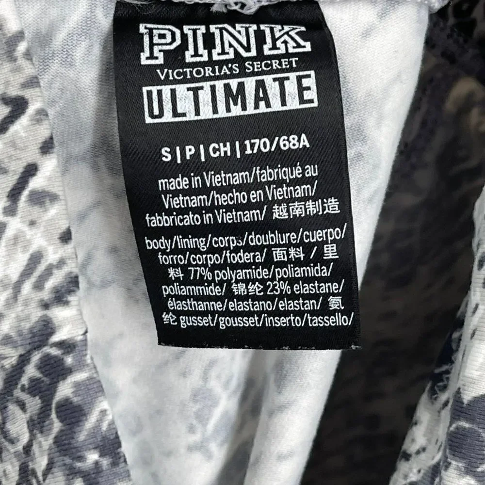 PINK Victoria's Secret Ultimate Snake Reptile Athletic Yoga Performance Leggings